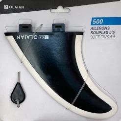 2 Ailerons 5"5 à Bords Souples Pour Twin Fish . -Board Zone Soldes 2 ailerons 55 a bords souples pour twin fish 2