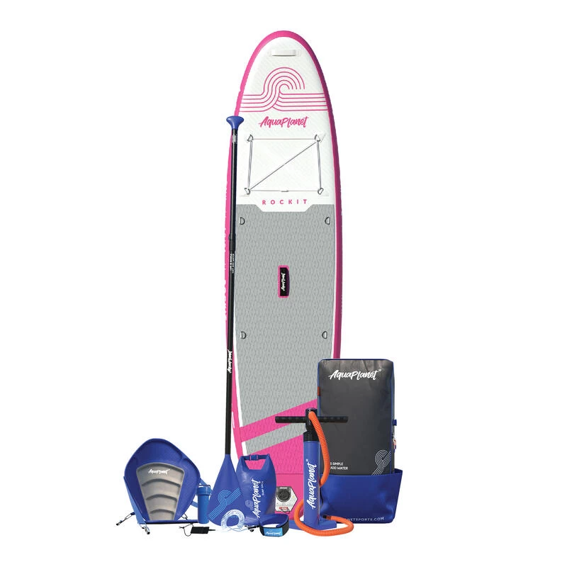 AQUAPLANET Kit De Planche à Pagaie Gonflable Pour Kayak - Rockit, Rose 2 AQUAPLANET Kit De Planche à Pagaie Gonflable Pour Kayak - Rockit, Rose – Image 2