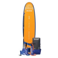 AQUAPLANET Kit Paddle Gonflable - Max Orange -Board Zone Soldes aquaplanet kit paddle gonflable max orange 2