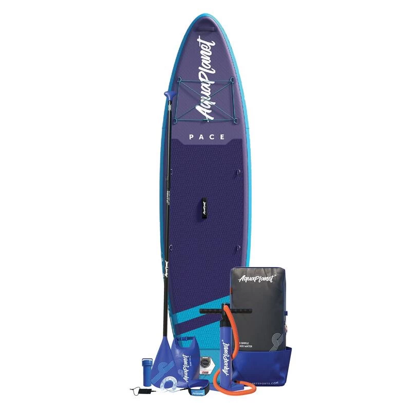 AQUAPLANET Kit Stand Up Paddle Gonflable - Pace Sarcelle Et Minuit 2 AQUAPLANET Kit Stand Up Paddle Gonflable - Pace Sarcelle Et Minuit – Image 2
