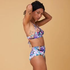 BAS DE MAILLOT DE BAIN DE SURF FEMME TAILLE HAUTE ROMI JIMA BLACK -Board Zone Soldes bas de maillot de bain de surf femme taille haute romi jima black 6