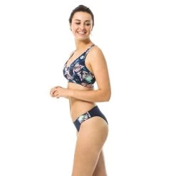 Bas De Maillot De Bain Femme Culotte Roxy Uni Avec Empiècement Floral -Board Zone Soldes bas de maillot de bain femme culotte roxy uni avec empiecement floral 4