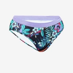 Bas De Maillot De Bain Fille - 900 Buddy Violet Turquoise