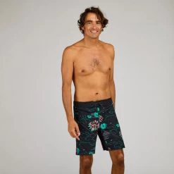 Boardshort Surf 500 19" PARADISE BLACK 12 Boardshort Surf 500 19" PARADISE BLACK -Board Zone Soldes boardshort surf 500 19 paradise black 2
