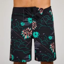 Boardshort Surf 500 19" PARADISE BLACK 15 Boardshort Surf 500 19" PARADISE BLACK -Board Zone Soldes boardshort surf 500 19 paradise black 5