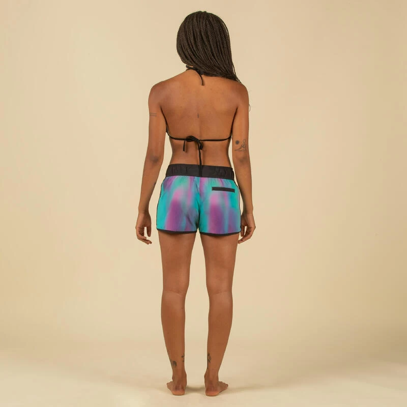 Boardshort Surf Femme TINI BLUR Avec Ceinture élastiquée Et Cordon De Serrage 6 Boardshort Surf Femme TINI BLUR Avec Ceinture élastiquée Et Cordon De Serrage – Image 6