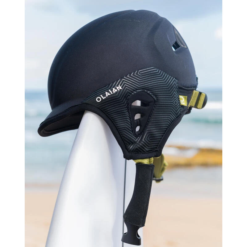 Casque Pour La Pratique Du Surf . Noir 2 Casque Pour La Pratique Du Surf . Noir – Image 2