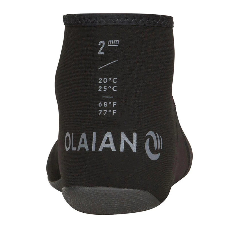CHAUSSETTE SURF BODYBOARD 100 Néoprène 2MM NOIR 3 CHAUSSETTE SURF BODYBOARD 100 Néoprène 2MM NOIR – Image 3