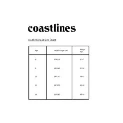 Combinaison 4/3mm Chestzip Thermal Surfing Cold Water Enfant Coastlines Steamer 5 Combinaison 4/3mm Chestzip Thermal Surfing Cold Water Enfant Coastlines Steamer -Board Zone Soldes combinaison 43mm chestzip thermal surfing cold water enfant coastlines steamer 2