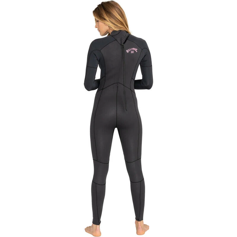 Billabong Combinaison De Surf 4/3mm Zip Dos - Noir - Launch - Femme 2 Billabong Combinaison De Surf 4/3mm Zip Dos - Noir - Launch - Femme – Image 2