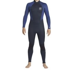 Billabong Combinaison De Surf Intruder 3/2mm Flatlock - Zip Au Dos - Marine Hommes -Board Zone Soldes combinaison de surf intruder 32mm flatlock zip au dos marine hommes 2