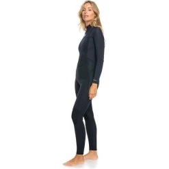 Roxy Combinaison De Surf Prologue 4/3mm GBS - Zip Au Dos - Noir Femmes -Board Zone Soldes combinaison de surf prologue 43mm gbs zip au dos noir femmes 2