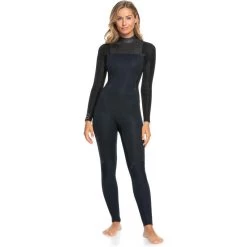 Roxy Combinaison De Surf Prologue 4/3mm GBS - Zip Au Dos Vert Femmes -Board Zone Soldes combinaison de surf prologue 43mm gbs zip au dos vert femmes 4