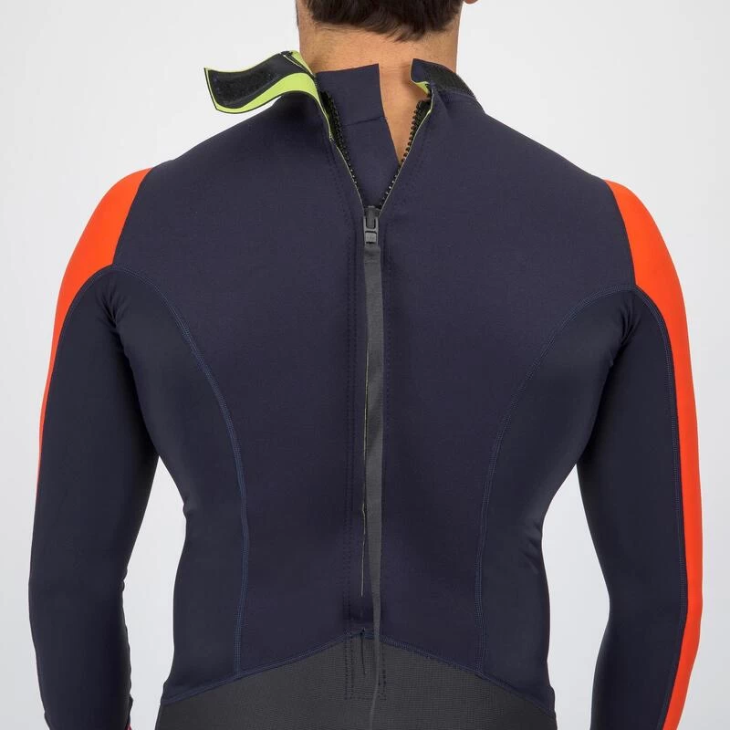 Tribord Combinaison Néoprène 1mm Anti-uv Voile Homme Dinghy 500 Bleu Noir/orange 7 Tribord Combinaison Néoprène 1mm Anti-uv Voile Homme Dinghy 500 Bleu Noir/orange – Image 7