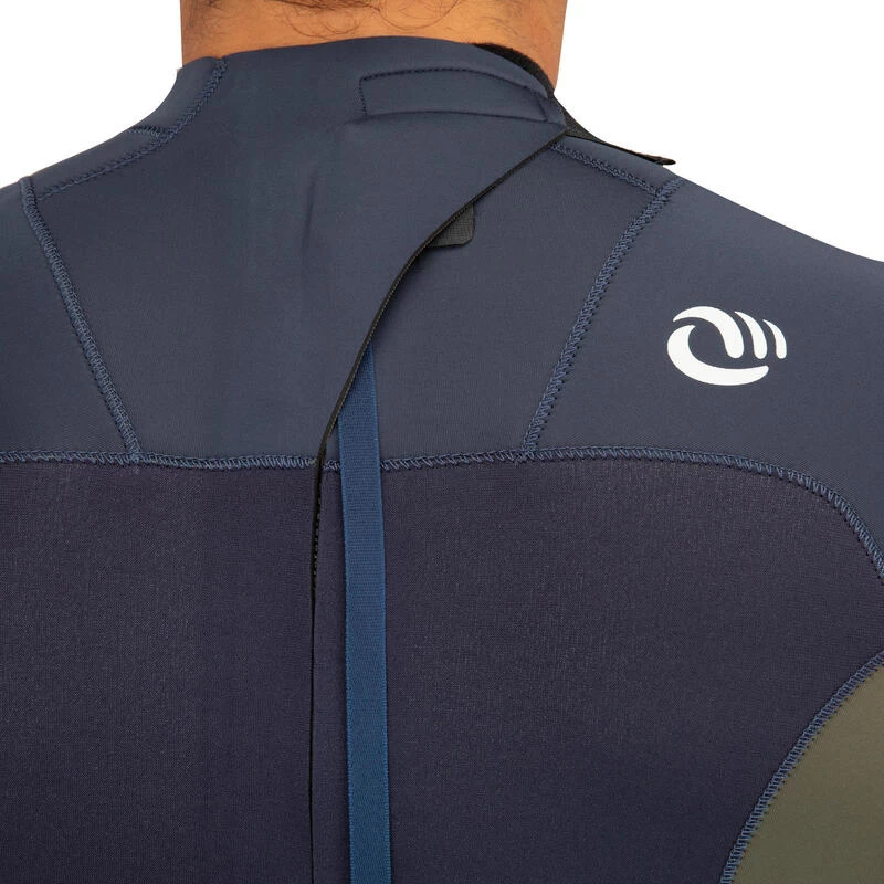 Combinaison SURF 500 Néoprène 3/2 Mm Homme Bleue Kaki 7 Combinaison SURF 500 Néoprène 3/2 Mm Homme Bleue Kaki – Image 7