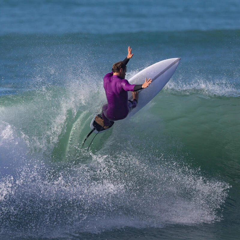 Combinaison Surf Néoprène 4/3 Mm Homme - 900 Fuchsia 2 Combinaison Surf Néoprène 4/3 Mm Homme - 900 Fuchsia – Image 2