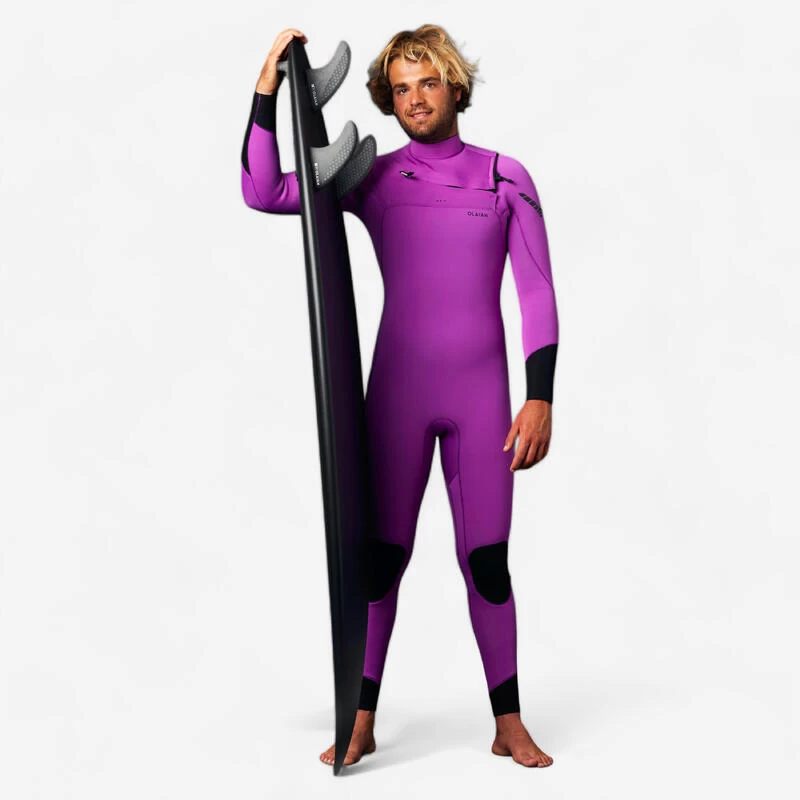 Combinaison Surf Néoprène 4/3 Mm Homme - 900 Fuchsia 1 Combinaison Surf Néoprène 4/3 Mm Homme - 900 Fuchsia