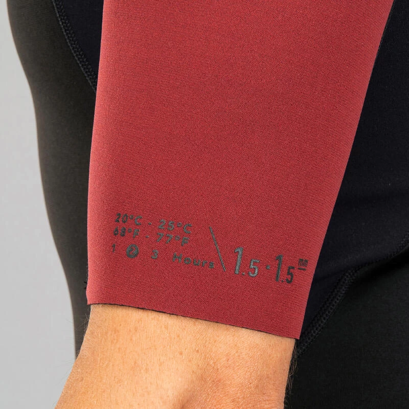 Combinaison Surf Shorty 500 Stretch Néoprène 1,5 Mm Homme Bdx 2 Combinaison Surf Shorty 500 Stretch Néoprène 1,5 Mm Homme Bdx – Image 2