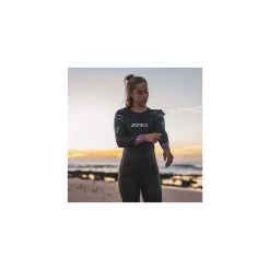 Zone3 Femmes Agile Swim Combinaison Néoprène - Black / Pink / Turquoise -Board Zone Soldes femmes agile swim combinaison neoprene black pink turquoise 4
