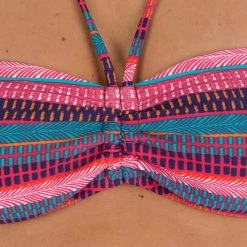 Haut De Maillot De Bain Femme Bandeau ROXY BOHO Rouge -Board Zone Soldes haut de maillot de bain femme bandeau roxy boho rouge 4