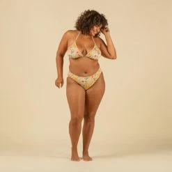 HAUT DE MAILLOT DE BAIN FEMME TRIANGLE COULISSANT AVEC COQUES VINTAGE 11 HAUT DE MAILLOT DE BAIN FEMME TRIANGLE COULISSANT AVEC COQUES VINTAGE -Board Zone Soldes haut de maillot de bain femme triangle coulissant avec coques vintage 4