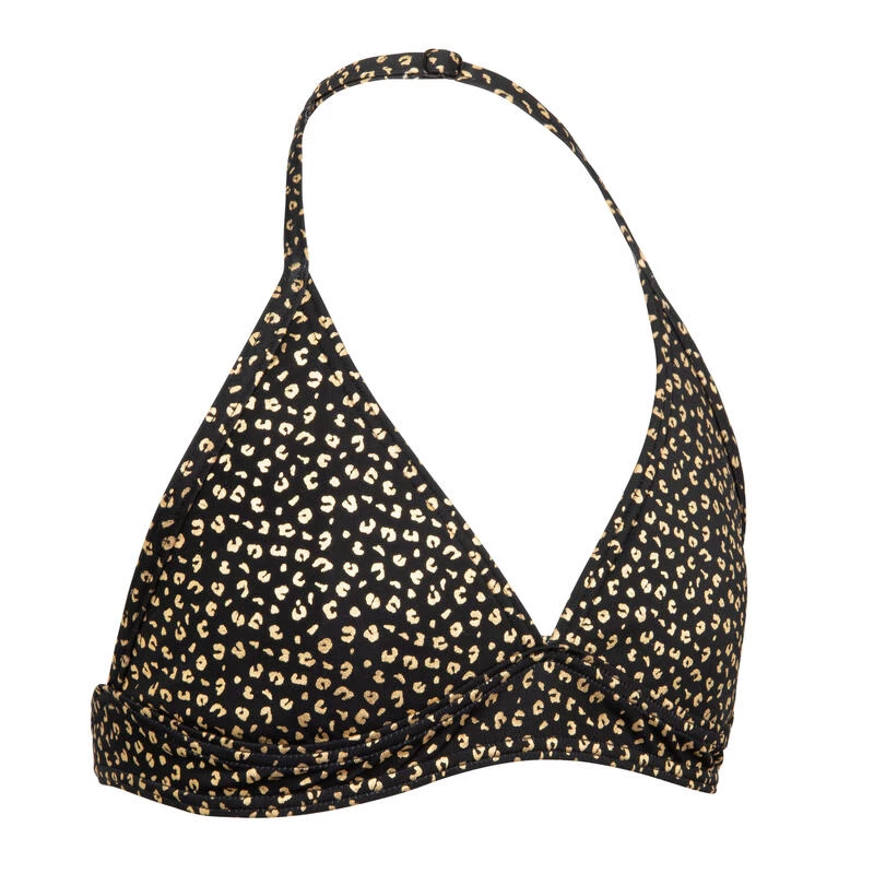 HAUT DE MAILLOT DE BAIN FOULARD FILLE 100 NOIR 9 HAUT DE MAILLOT DE BAIN FOULARD FILLE 100 NOIR – Image 9