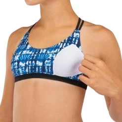 HAUT DE MAILLOT DE BAIN SURF FILLE BRASSIÈRE BLEU BONDI 500 13 HAUT DE MAILLOT DE BAIN SURF FILLE BRASSIÈRE BLEU BONDI 500 -Board Zone Soldes haut de maillot de bain surf fille brassiere bleu bondi 500 6