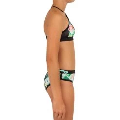 HAUT DE MAILLOT DE BAIN SURF FILLE BRASSIERE VERT BAHA 900 10 HAUT DE MAILLOT DE BAIN SURF FILLE BRASSIERE VERT BAHA 900 -Board Zone Soldes haut de maillot de bain surf fille brassiere vert baha 900 4