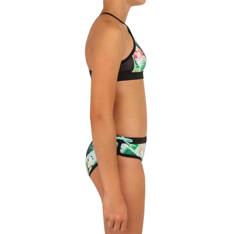 HAUT DE MAILLOT DE BAIN SURF FILLE BRASSIERE VERT BAHA 900 5 HAUT DE MAILLOT DE BAIN SURF FILLE BRASSIERE VERT BAHA 900 – Image 5