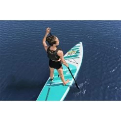 Bestway Kit Paddle Sup Gonflable Aqua Glider Avec Traveltech 3,20 m 8 Bestway Kit Paddle Sup Gonflable Aqua Glider Avec Traveltech 3,20 m -Board Zone Soldes kit paddle sup gonflable aqua glider avec traveltech 320 m 2