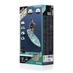 Bestway Kit Paddle Sup Gonflable Aqua Glider Avec Traveltech 3,20 m 11 Bestway Kit Paddle Sup Gonflable Aqua Glider Avec Traveltech 3,20 m -Board Zone Soldes kit paddle sup gonflable aqua glider avec traveltech 320 m 5