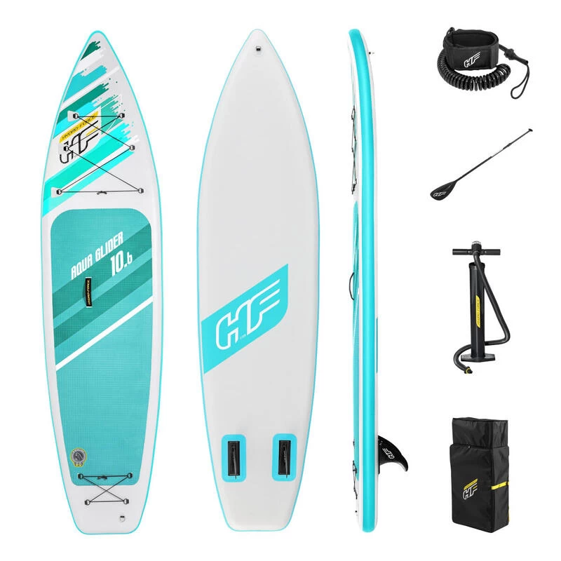 Bestway Kit Paddle Sup Gonflable Aqua Glider Avec Traveltech 3,20 m 1 Bestway Kit Paddle Sup Gonflable Aqua Glider Avec Traveltech 3,20 m
