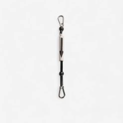 LEASH D'AILE De KITESURF COURT 40 Cm - Noir