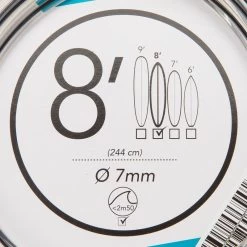 Leash Surf 8' (240 Cm) Diamètre 7 Mm Noir 15 Leash Surf 8' (240 Cm) Diamètre 7 Mm Noir -Board Zone Soldes leash surf 8 240 cm diametre 7 mm noir 5