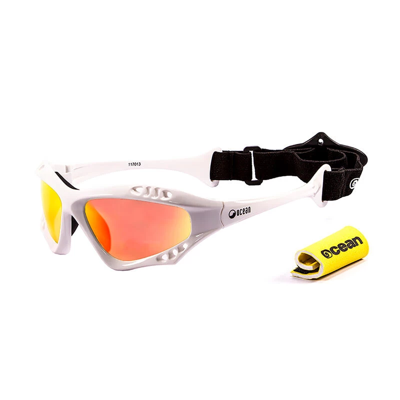 Lunette Soleil Flottantes Sport Nautiques OCEAN Australia Blanc Et Revo Rouge 1 Lunette Soleil Flottantes Sport Nautiques OCEAN Australia Blanc Et Revo Rouge