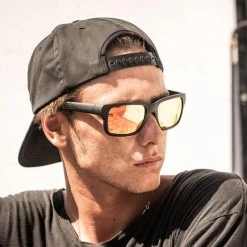 Lunettes De Soleil DRAKAR Noir Mat, Polarisés ORANGE - Cat.3 - MUNDAKA -Board Zone Soldes lunettes de soleil drakar noir mat polarises orange cat3 mundaka 2