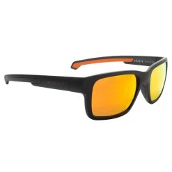 Lunettes De Soleil DRAKAR Noir Mat, Polarisés ORANGE - Cat.3 - MUNDAKA