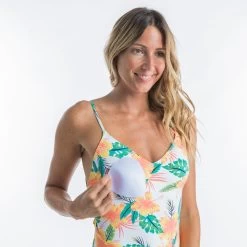 Maillot De Bain 1 Pièce Femme ROXY HAWAI Blanc -Board Zone Soldes maillot de bain 1 piece femme roxy hawai blanc 4