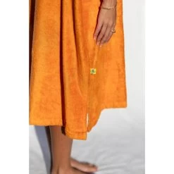 Pacifique Sud | Poncho Surf | Orange | Avec Manches -Board Zone Soldes pacifique sud poncho surf orange avec manches 6