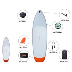 Pack De Stand Up Paddle Gonflable (10'/35"/6") - 1 Ou 2 Personnes Jusqu'à 130kg 14 Pack De Stand Up Paddle Gonflable (10'/35"/6") - 1 Ou 2 Personnes Jusqu'à 130kg -Board Zone Soldes pack de stand up paddle gonflable 10356 1 ou 2 personnes jusqua 130kg 4