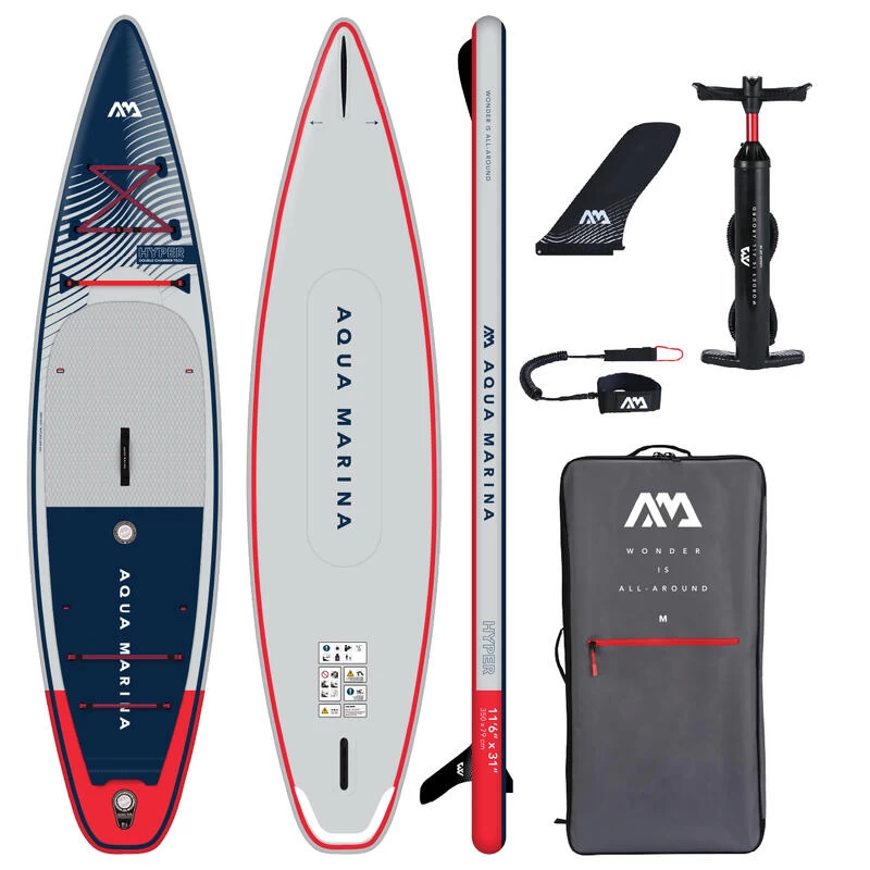 PACK PADDLE GONFLABLE HYPER 11'6 AQUA MARINA 2023 1 PACK PADDLE GONFLABLE HYPER 11'6 AQUA MARINA 2023