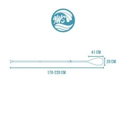 Pagaie Paddle 3 Segments -Board Zone Soldes pagaie paddle 3 segments 3