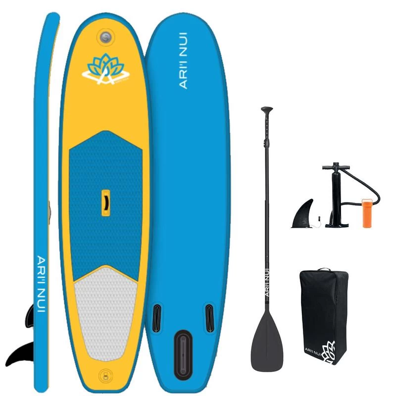 Planche De Stand Up Paddle Gonflable Mahana 10'0" Yellow 1 Planche De Stand Up Paddle Gonflable Mahana 10'0" Yellow