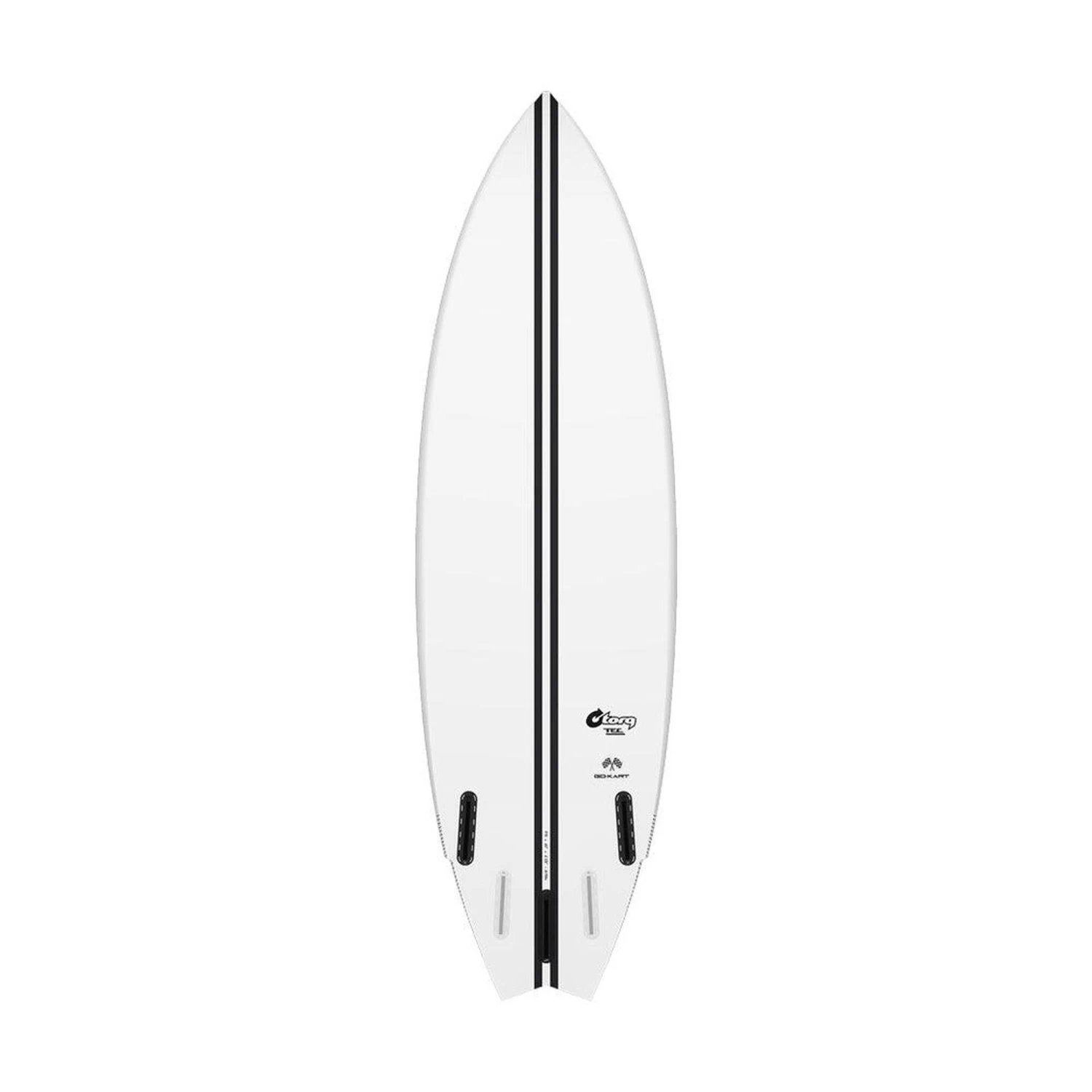 Torq Planche De Surf TEC Gokart White 6'2" 2 Torq Planche De Surf TEC Gokart White 6'2" – Image 2