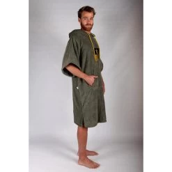 Poncho De Surf Vert | 100% Coton | Taille Unique | Unisexe | Avec Manches -Board Zone Soldes poncho de surf vert 100 coton taille unique unisexe avec manches 2