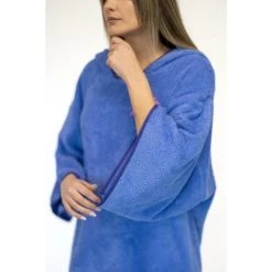 Poncho De Surf Violet - Taille Unique - Avec Manches -Board Zone Soldes poncho de surf violet taille unique avec manches 6