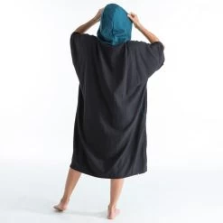 PONCHO SURF 500 ADULTE Noir -Board Zone Soldes poncho surf 500 adulte noir 3