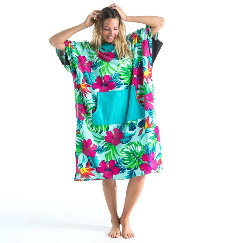 PONCHO SURF 500 ADULTE Print Bora 3 PONCHO SURF 500 ADULTE Print Bora – Image 3