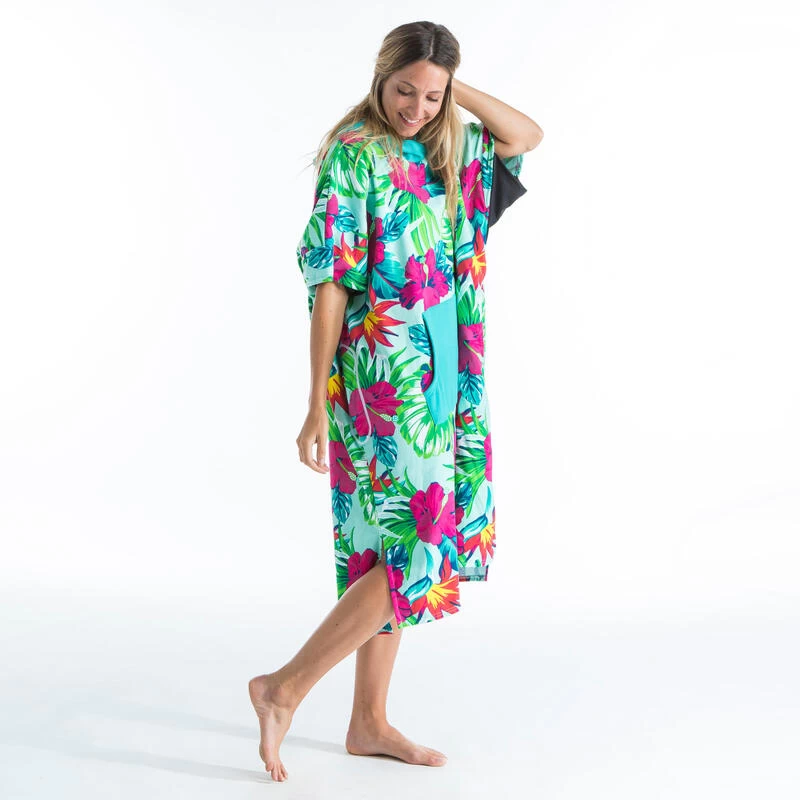 PONCHO SURF 500 ADULTE Print Bora 6 PONCHO SURF 500 ADULTE Print Bora – Image 6