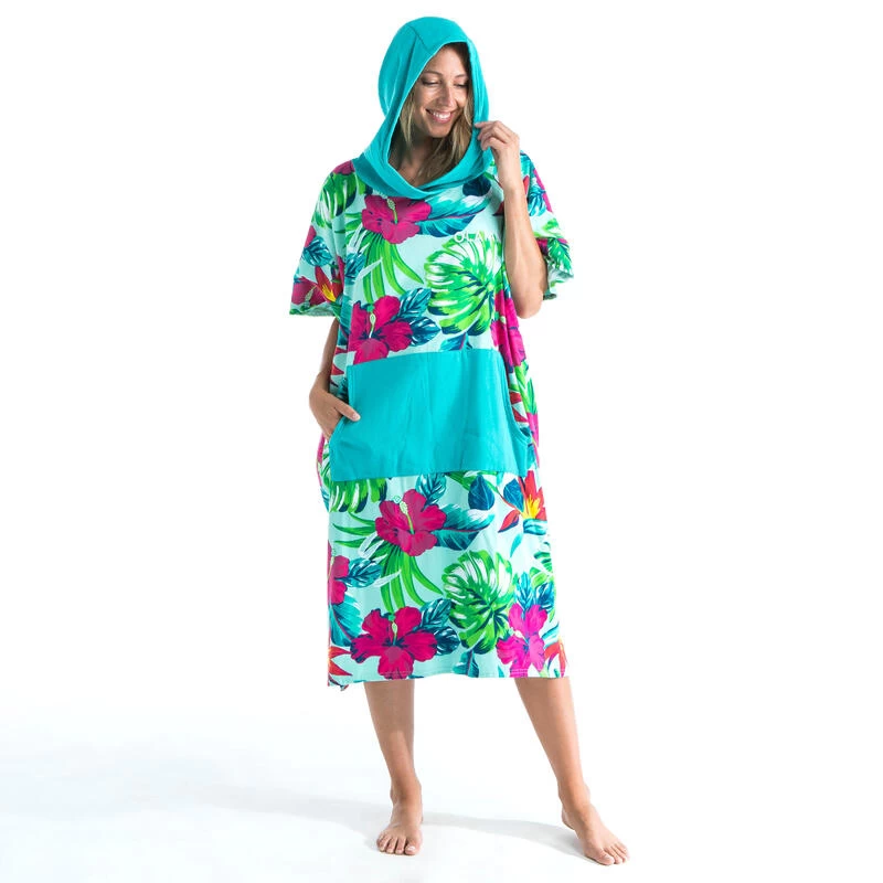 PONCHO SURF 500 ADULTE Print Bora 7 PONCHO SURF 500 ADULTE Print Bora – Image 7